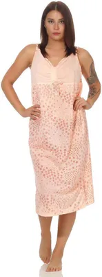 Immagine prodotto di Camicia da notte da donna senza maniche; albicocca M