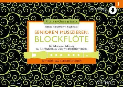 Immagine prodotto di Senioren musizieren: Blockflöte. Lehrbuch mit Online Material
