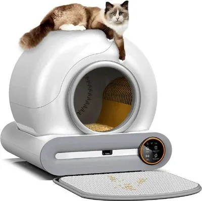 Immagine prodotto di Litter box autopulente da 65 litri con touchscreen e sistema ionico di eliminazione degli odori