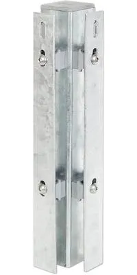 Produktbild von Eckpfosten ALBERTS Flacheisen 6 x 6 x 240 cm silber