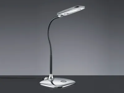 Produktbild von LED Tischleuchte POLLY Tischlampe Chrom 4-Stufen Dimmer flexibel