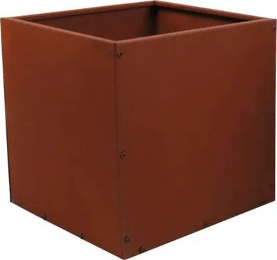 Produktbild von Pflanztopf FloraSelf Edelrost Metall 40 x 40 x 40 cm rost