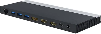 Productafbeelding van DLH USB-C dockingstation met drie schermen DY-SA5030