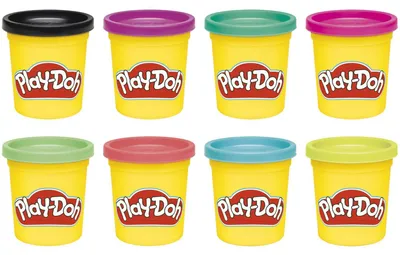 Produktbild von Play-Doh Knete kräftige Farben 8er Pack (680g)