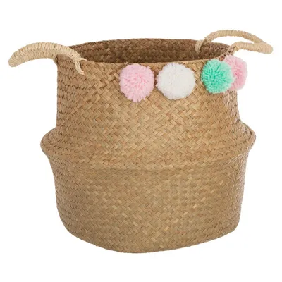 Immagine prodotto di Cestino intrecciato per bambini "Pom pom"