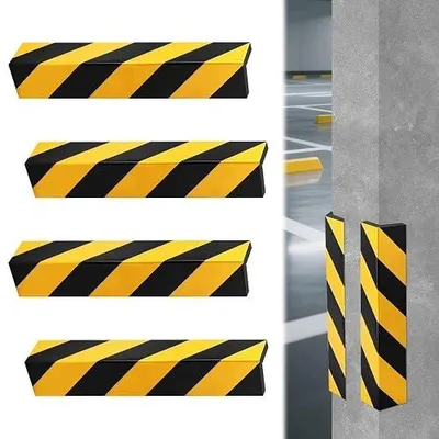 Zdjęcie produktu dla Ochrona ściany garażu pianka EVA odblaski 4 szt 40X10CM