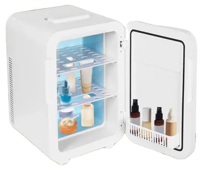 Obrázok produktu pre Mini chladnička, objem 20 l, príkon 75 W, rozsah ohrevu 50–65 °C, rozsah chladenia 15–18 °C, 2 police