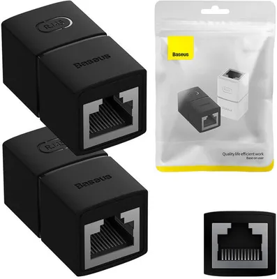 Produktbild von Kabelstecker Baseus, 2 Stück, AirJoy-Serie (schwarz)