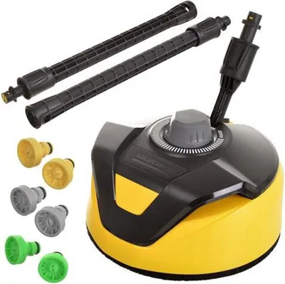 Produktbild von Kärcher T 5 T-Racer, Oberflächenreiniger, Kärcher, K 2 K 2 Basic K 2 Compact K 2 Compact Car & Home K 2 Compact Home K 2 Home T150 K 2 Premium Full..., Schwarz, Gelb, 280 mm, 708 mm