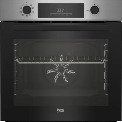 Image de Four encastrable pyrolyse à convection - BEKO BBIM11300XMP - Inox - Porte froide - 72 L - 59,4 cm