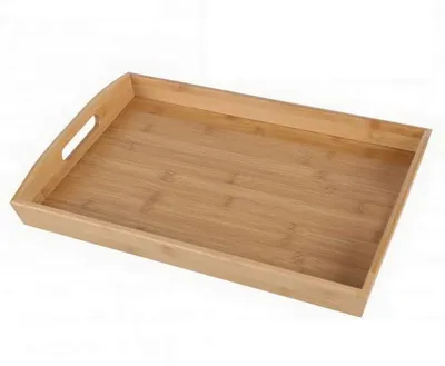 Image de Plateau de service en bambou 44x29x4cm