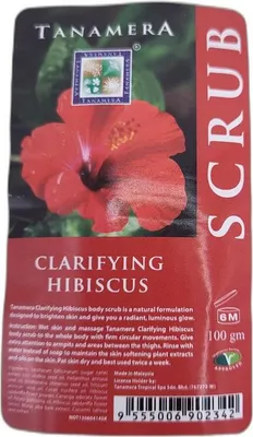 Produktbild von Tanamera HomeSpa - Körperpeelings - Hibiskus - 100g - Vegan