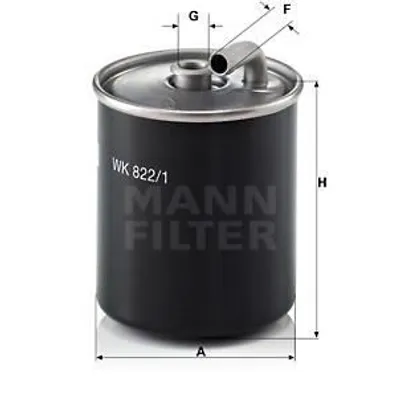 Produktbild von Kraftstofffilter WK822 / 1