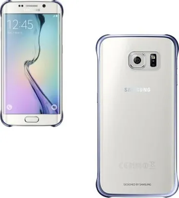 Produktbild von Samsung Clear Cover EF-QG925B Schwarz für Galaxy S6 Edge