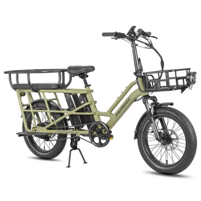Obrázok produktu pre 20 palcový elektrický bicykel s detskými sedadlami predný kôš E Bike 24AH 200kg užitočné zaťaženie CUV 25km/h pre ženy muži mestské e-biky a e-country bicykle rýchle nabíjanie