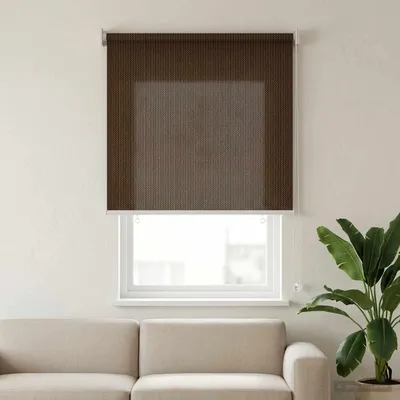 Obrázek produktu pro Venkovní roletová žaluzie 90 % blokování UV Hnědá 80 x 140 cm