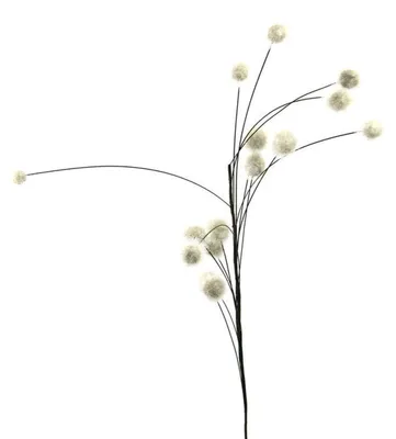 Produktbild von Kunstpflanze KLETTENZWEIG ca. 113cm CREME