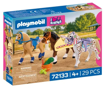 Immagine prodotto di PLAYMOBIL, la collezione "Amo i Cavalli", 3 cavalli