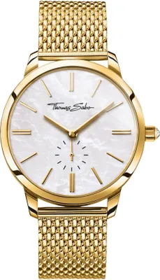 Produktbild von THOMAS SABO Damenuhr Glam Spirit Goldfarben WA0302-264-213