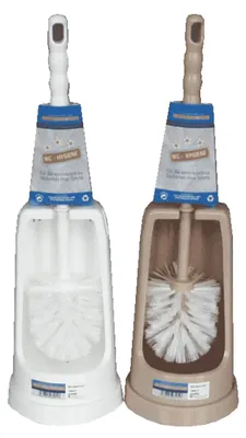 Produktbild von WC-Garnitur EUROHOME® – aus Kunststoff, 13x13x37,5cm – für jedes Badezimmer und Ihre Gäste-Toilette