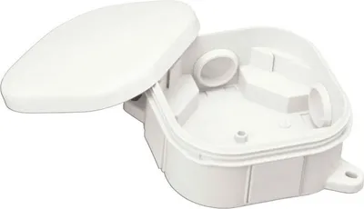 Produktbild von Aufputzdose, hermetisch, weiß, IP44, Klick, 92x92, Pawbol A.0018B