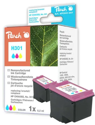 Produktbild von Tinte color PI300-397 (kompatibel zu HP 301, CH562EE)