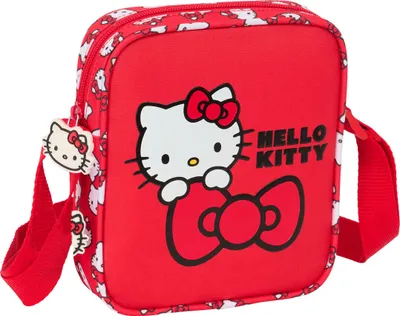 Produktbild von Umhängetasche Hello Kitty Iconic Rot 16 x 18 x 4 cm