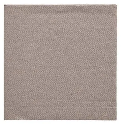 Produktbild von Servietten "DAILY Collection" 1/4-Falz 24 cm x 24 cm grau