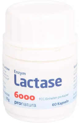 Productafbeelding van Pro Natura Lactase 6000 FCC, 60 capsules