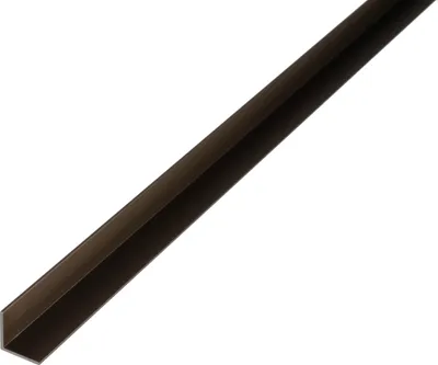 Zdjęcie produktu dla Alberts 480028 Profil kątowy, aluminium, anodowany na brązowo, 1000 x 20 x 20 mm