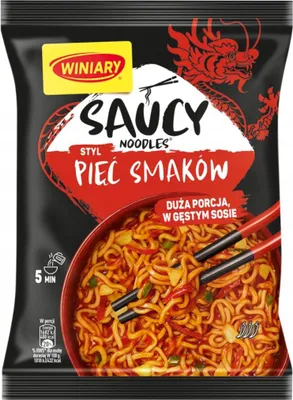 Zdjęcie produktu dla Winiary Nudle Instant 5 Smaków 92,5 g
