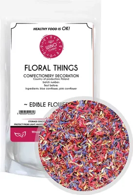 Produktbild von Blumen für Kuchen Florale Köstlichkeiten 20g Essbar