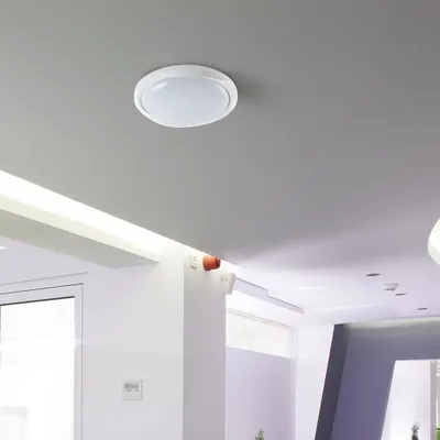 Immagine prodotto di Plafoniera LED, metallo bianco, dimmerabile, telecomando, P 49,2 cm