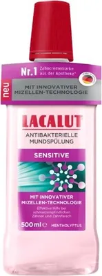 Image de Lacalut Sensitive Mentholyptus Bain de bouche micellaire 500 ml