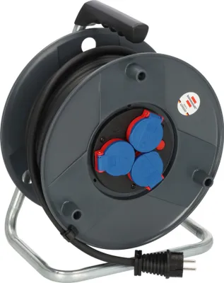 Produktbild von Brennenstuhl 1098570001, Schwarz, Kunststoff, 3 AC-Ausgänge, Gerade, 30 m, IP44