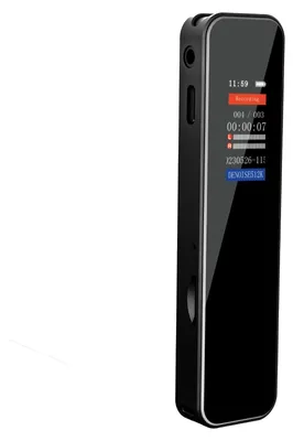 Zdjęcie produktu dla Cyfrowy dyktafon Bisofice 64 GB, aktywowane głosem nagrywanie dźwięku, redukcja szumów z odtwarzaniem, odtwarzacz MP3, do wykładów, spotkań
