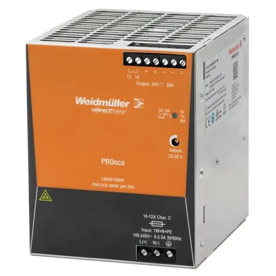Produktbild von Weidmüller StromversorgungSchaltnetzgerät PRO ECO 20A - Netzteil - 480 W
