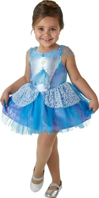 Produktbild von Disney Prinzessin Cinderella Ballerinakleid für Kinder Kindergröße: 104