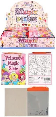 Obrázek produktu pro Sada kouzelných kreslících bloků pro děti, 144 kusů, stojan s motivem princezen