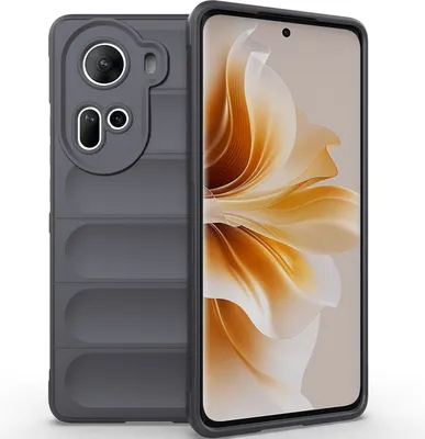 Produktbild von Handyhülle für Oppo Reno11 Weich TPU Silikon Stossfest Anti-rutsch Hülle Dunkelgrau