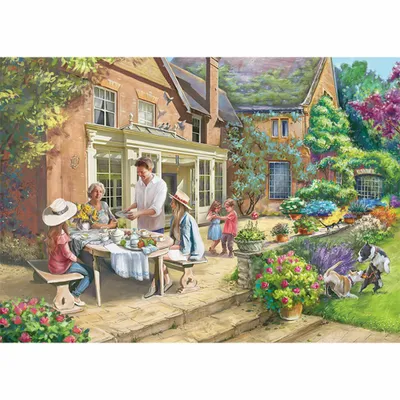 Immagine prodotto di Jumbo Games Falcon Country House Retreat, puzzle, puzzle per adulti, puzzle, 1000 pezzi, 11296