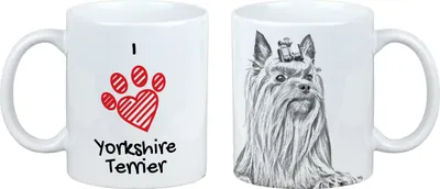 Produktbild von Yorkshire Terrier - Tasse mit Hund, entzückende Tasse mit Grafik, Geschenk mit Ihrem Foto von der Marke Art-Dog