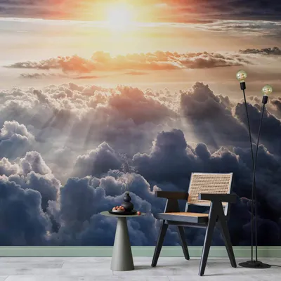 Produktbild von Vlies Fototapete - Walk in the Clouds 150x105 cm Landschaften c-B-0553-a-a