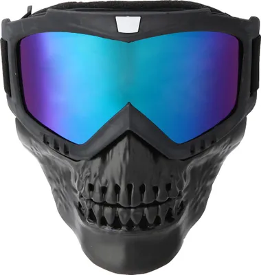 Zdjęcie produktu dla Odłączane gogle motocyklowe maska na kask narciarski sportowe okulary wyścigowe (kolorowe)