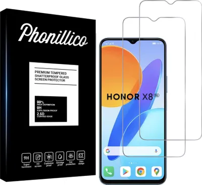 Obrázek produktu pro Tvrzené sklo pro Honor X8 5G [2 ks] Screen Protector Film Anti-scratch Glass Resistant Phonillico®