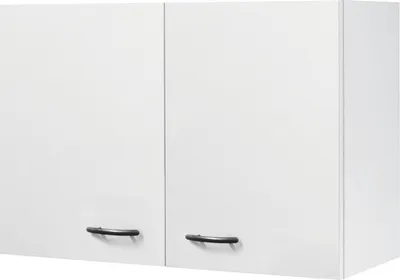 Produktbild von Flex Well Hängeschrank Wito BxTxH 80 x 32 x 55 cm weiß matt zerlegt Anschlag links rechts 00006941