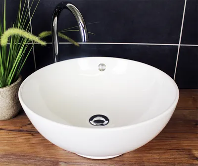 Obrázok produktu pre Umývadlo na dosku Okrúhle 43cm 2008 Design Umývadlo Umývadlová misa