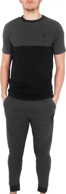 Image de Liverpool FC - Pyjama avec pantalon long pour homme GF1036 (XXL) (Gris)