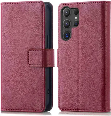 Productafbeelding van imoshion Luxe Bookcase voor de Samsung Galaxy S25 Ultra - Bordeaux