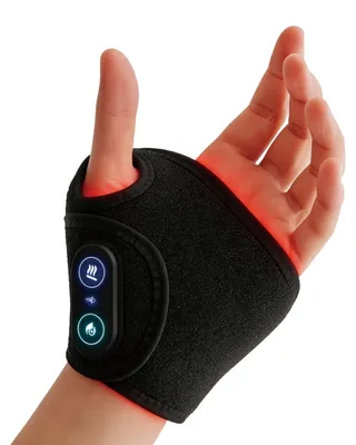 Produktbild von Handgelenk Bandage mit Wärmefunktion Handgelenkstütze verstellbar 35x9cm für Alltag Büro Sport bei Handgelenkbeschwerden